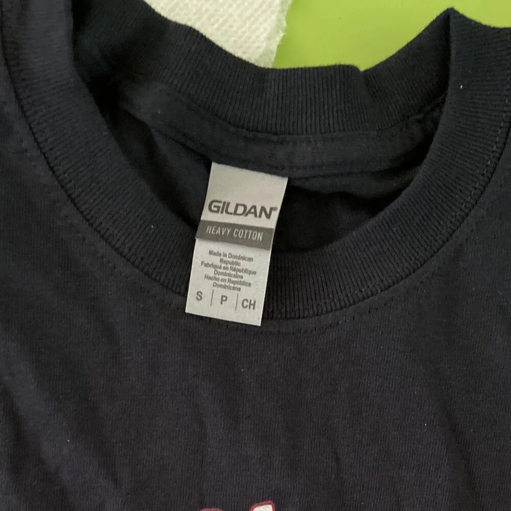 Retro Halloween Cowboy Blue Denim Ghost Tee - Picture 3 of 4